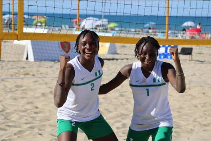 Beach volleyball: Nigeria defeats Kenya in Olympic Qualifier