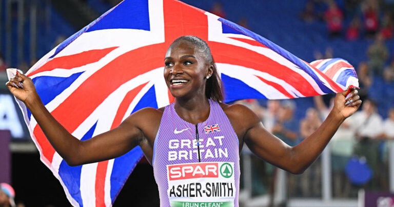European Athletics Championships 2024: Dina Asher-Smith wins 100m gold in Rome