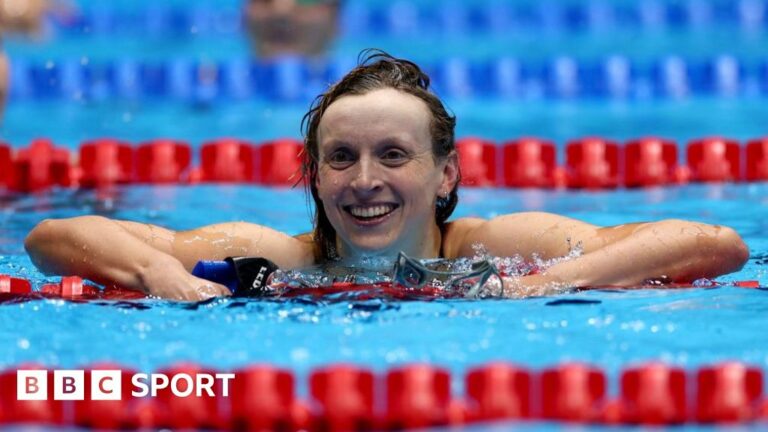 Ledecky makes history at US Olympic swim trials – BBC
