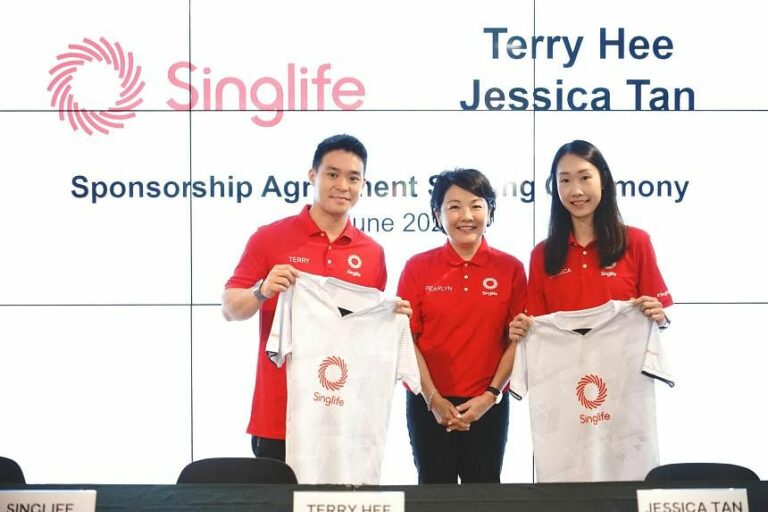 Olympic-bound Terry Hee and Jessica Tan well-served by sponsorship deal with Singlife