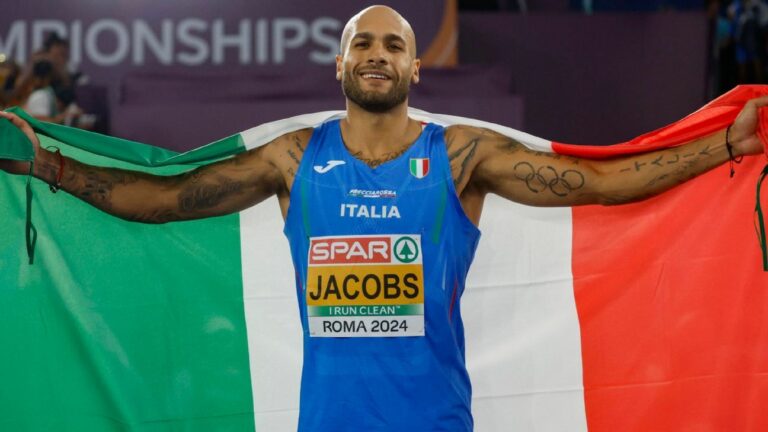 Olympic champion Marcell Jacobs defends European title – ESPN India