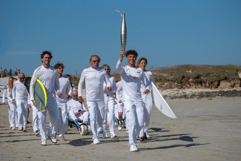 Olympic torch lights up France ahead of the Paris Games | The Peninsula Qatar