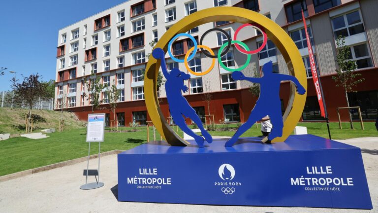 Paris 2024 – Le village olympique pour le basket et le handball inauguré à Lille – Eurosport