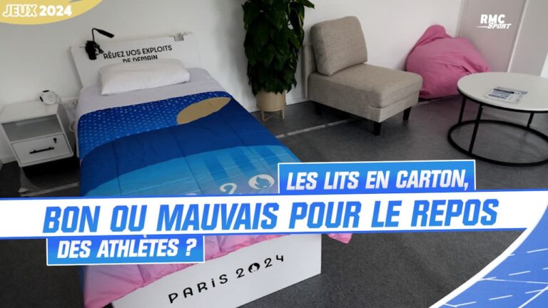 JO 2024 : Les lits en carton, bons ou mauvais pour les athlètes ? – RMC Sport